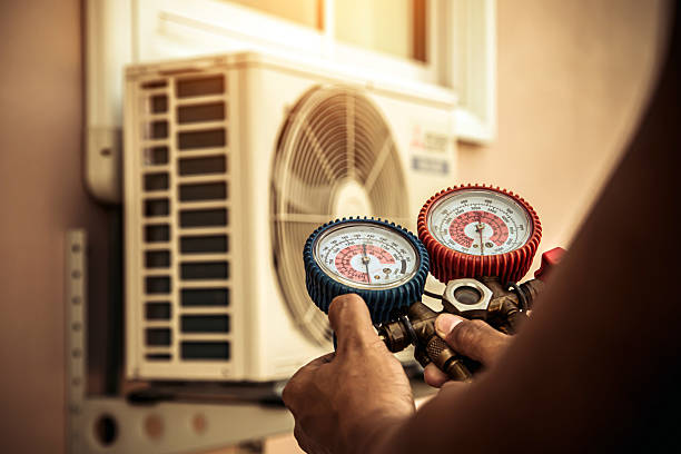 Professional Emergency Hvac technician working in Dobson, NC